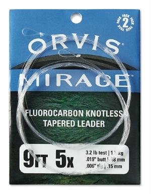 Orvis Mirage Knotless Leader 2 Pack in One Color